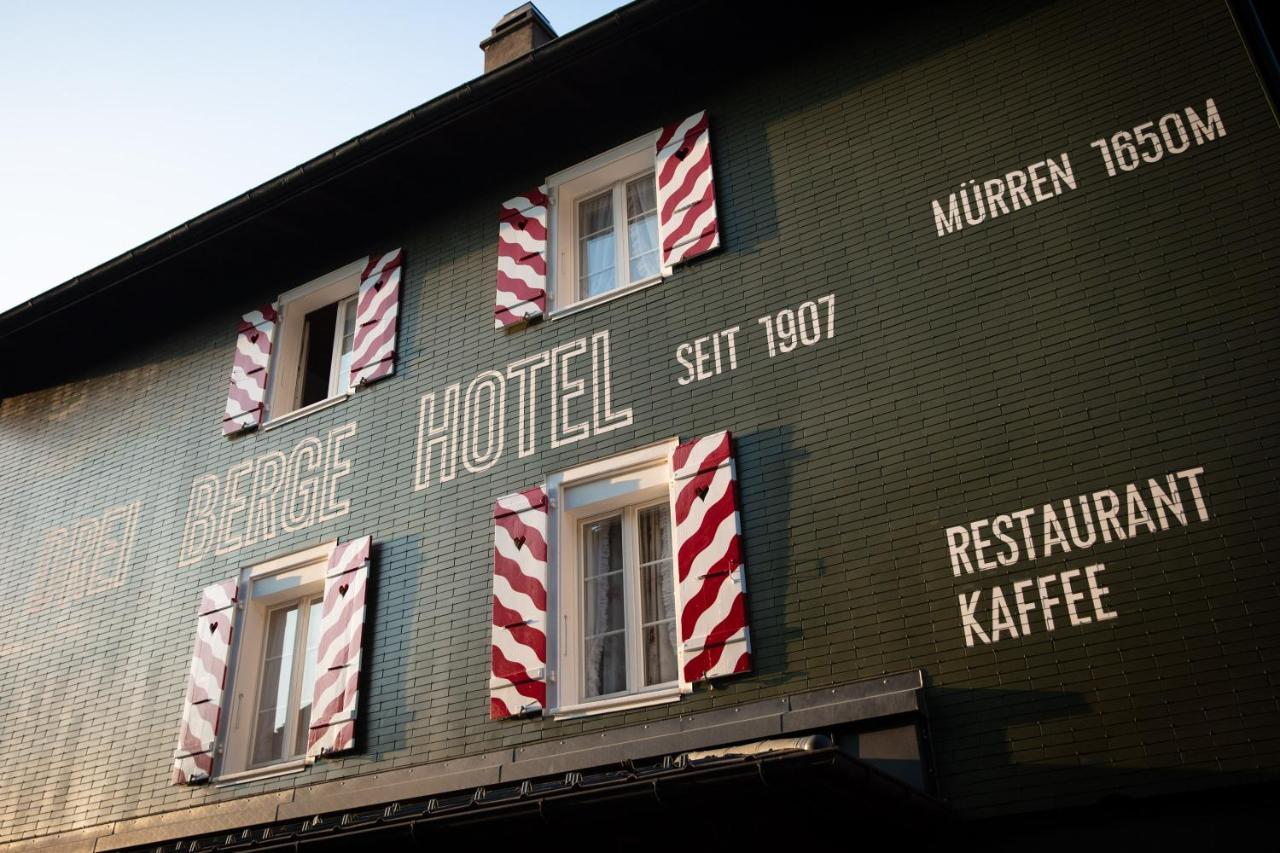Hotel Drei Berge Mürren Eksteriør bilde