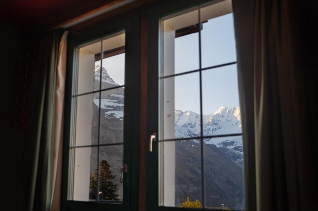 Hotel Drei Berge Mürren Eksteriør bilde