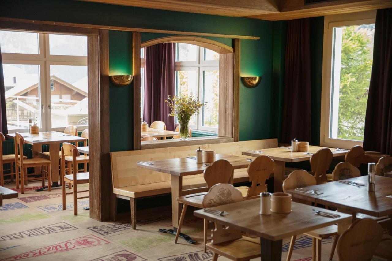 Hotel Drei Berge Mürren Eksteriør bilde